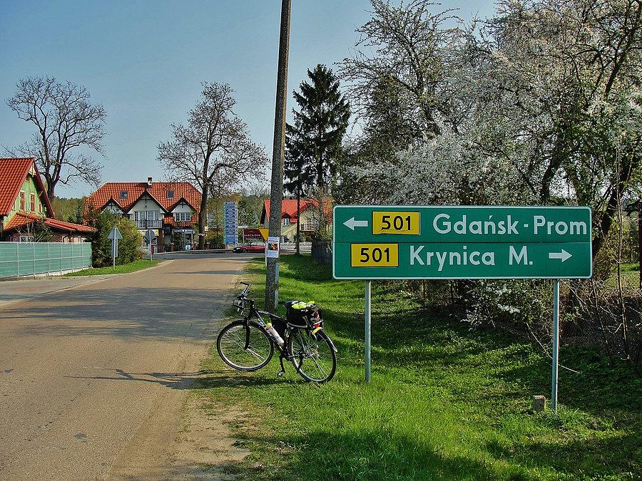 Wycieczka do Krynicy Morskiej. Na trasie