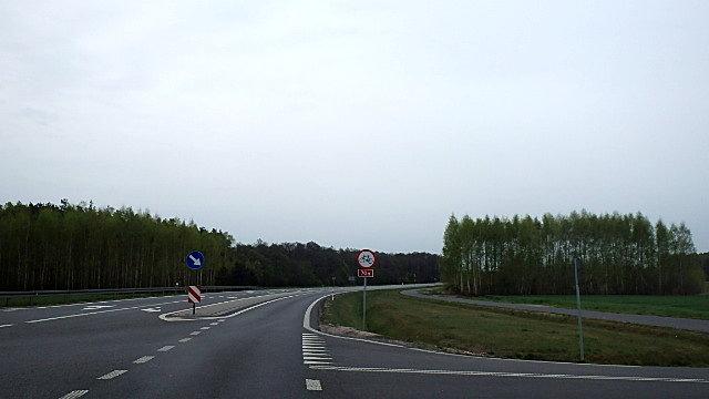 Do Nieborowa w lewo (DK 70)