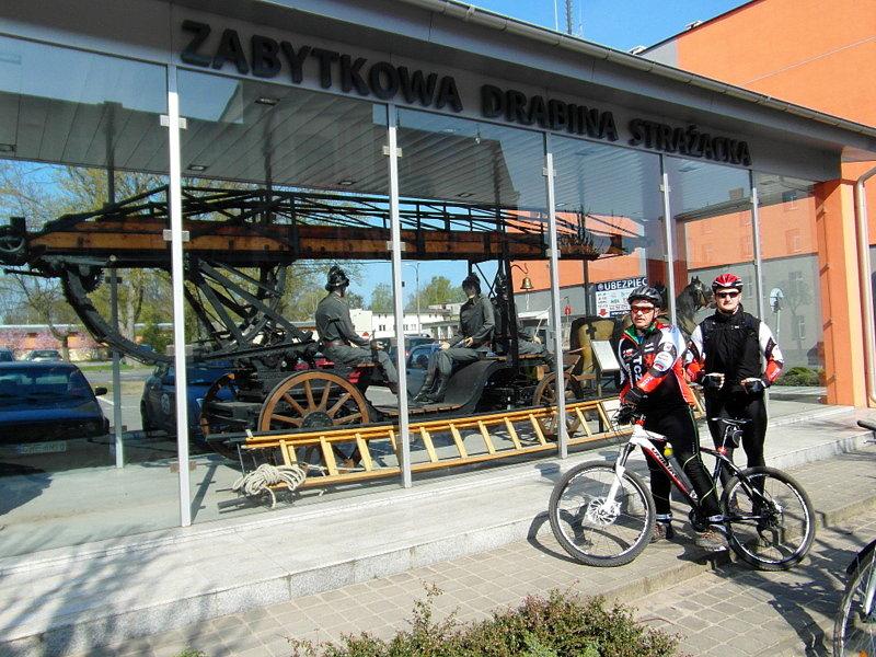 Zabytkowa drabina strażacka- Wejherowo