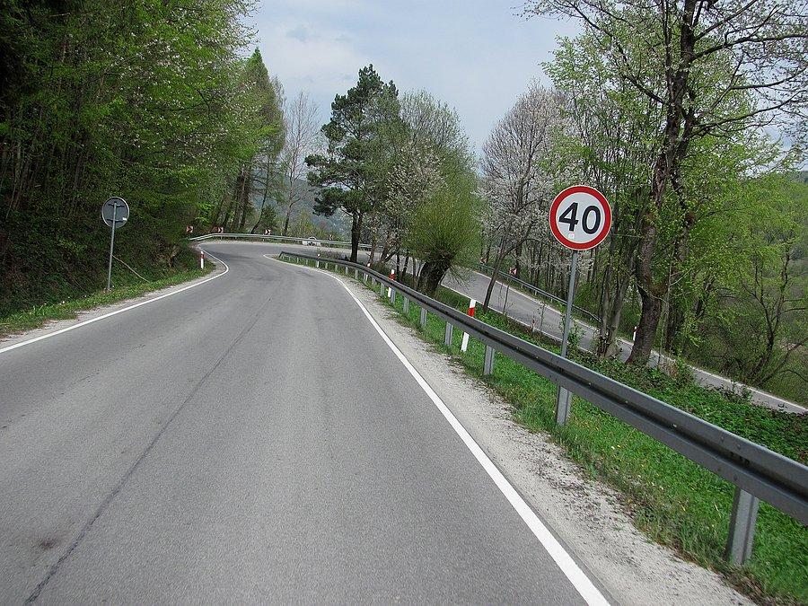 Magurski zakręt jest dziś dośc wiosenny