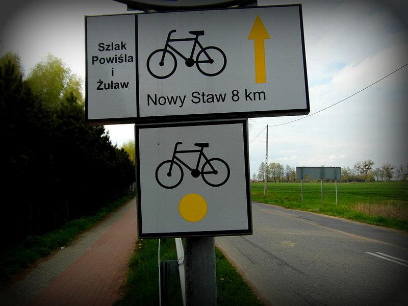 Nowe oznakowania szlaku