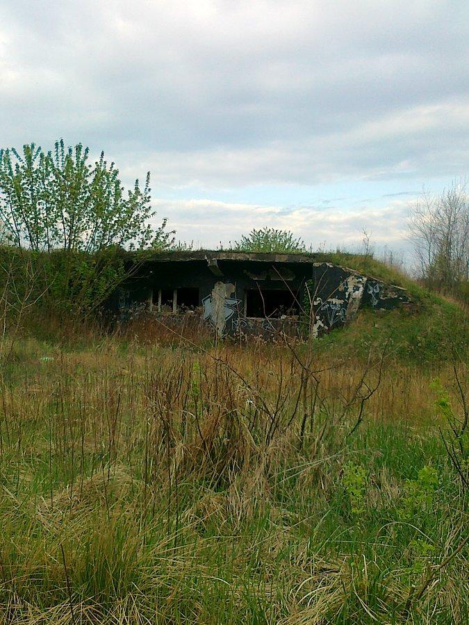 Takich betonowych bunkrow jest tam dużo, wszystkie są puste