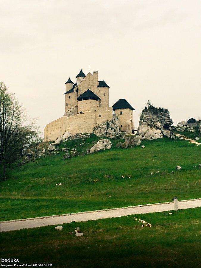 Piękny zamek Bobolice