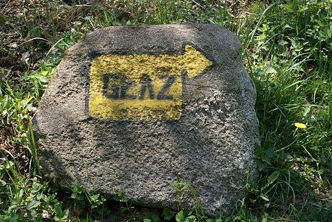 Wreszcie ujrzałam jakiekolwiek oznakowanie