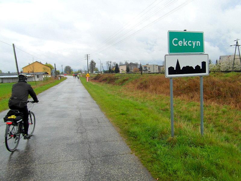 Wjeżdżamy do Cekcyna