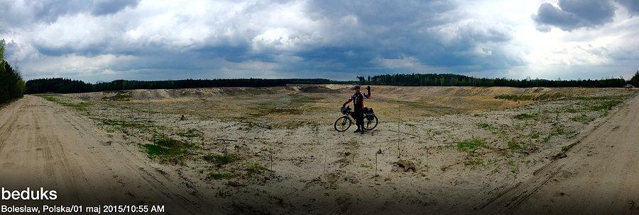 Panorama na pustyni Błędowskiej