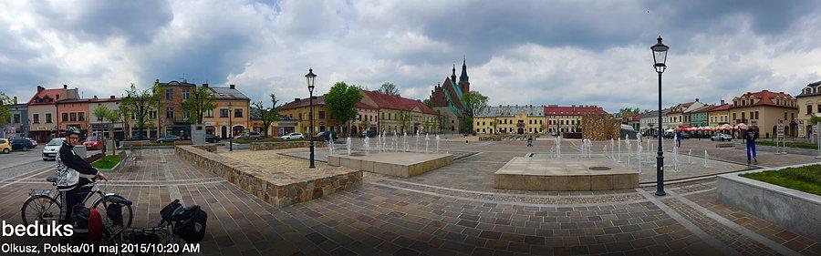 Panorama rynku w Olkuszu