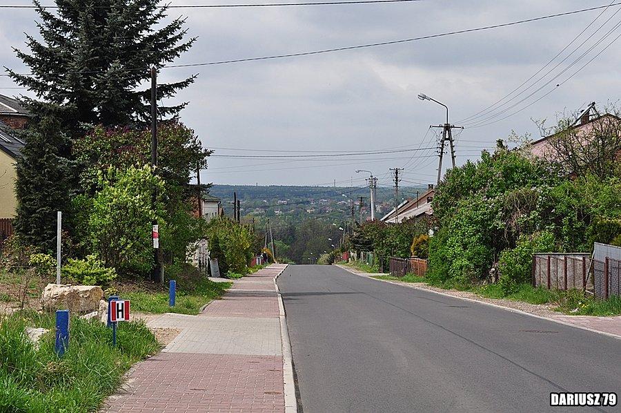 Bukowno - Stare Bukowno widok w stronę Sławkowa