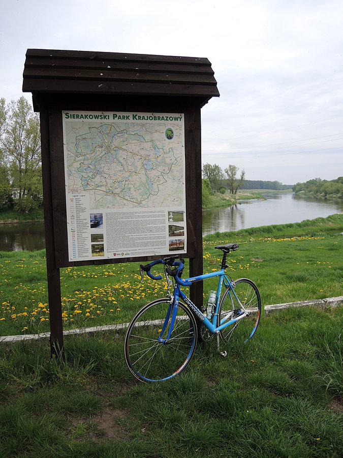 Sierakowski Park Krajobrazowy - w tle Warta