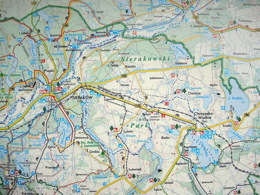 Mapka sytuacyjna okolic