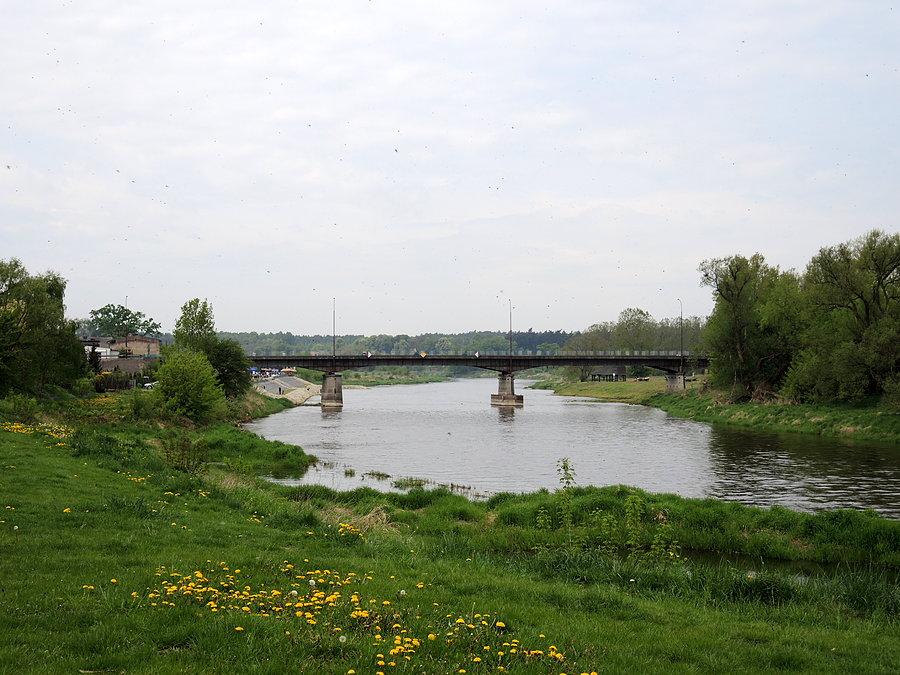 Sieraków - Warta i widok na most