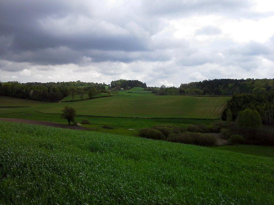 Kaszubskie pola i pagórki