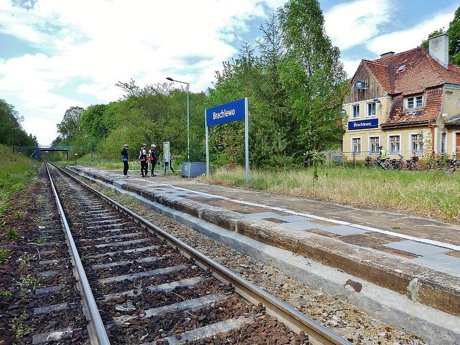 Biały Dwór - Podzamcze. Szlak Bursztynowy. Na trasie - Brachlewo
