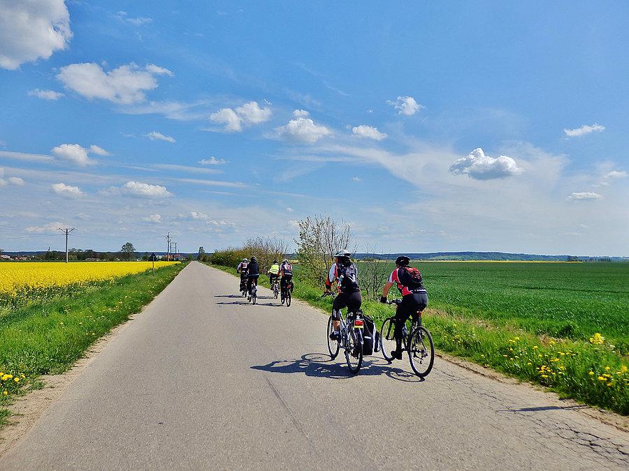 Biały Dwór - Podzamcze. Szlak Bursztynowy. Na trasie