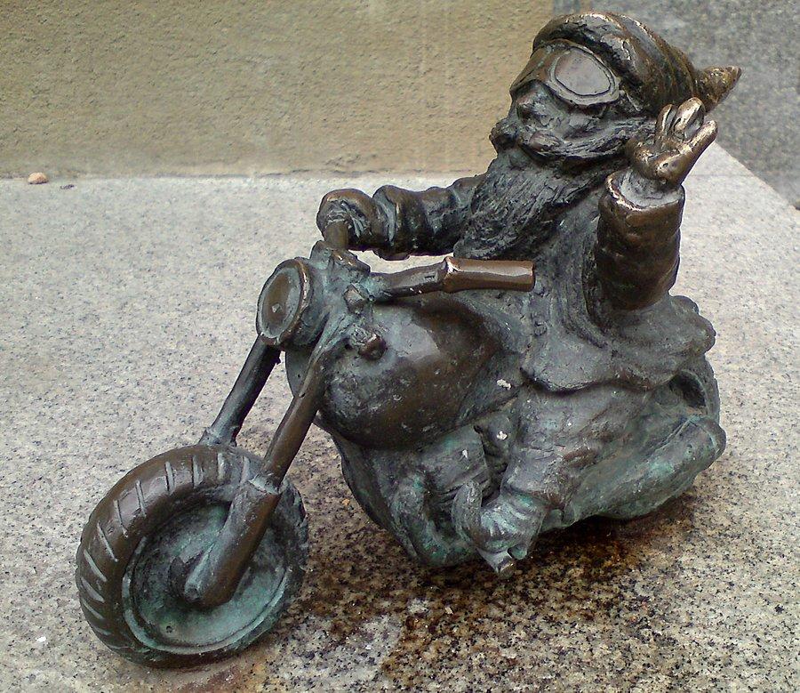 Motocyklista, ul. Szewska