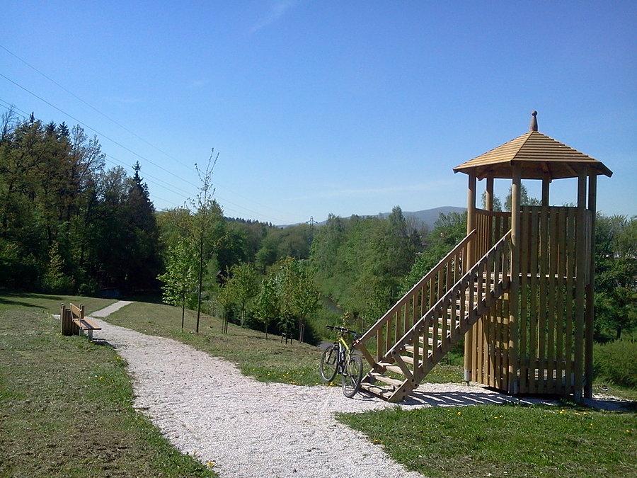 Park miejski w Jabłonkowie