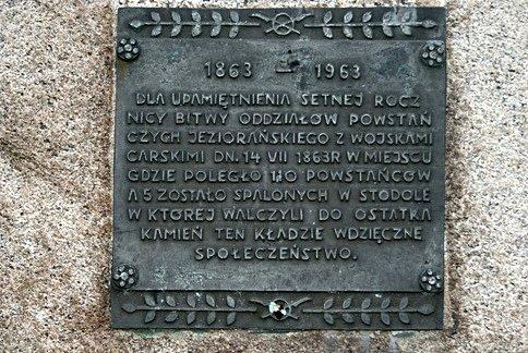 Miejsce, gdzie poległo 110 Powstańców