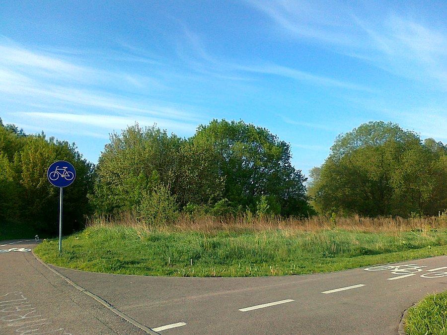 Skrzyżowanie dróg rowerowych