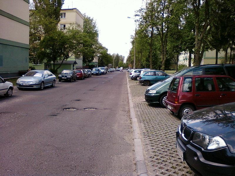 Miejsca parkingowe na Ganghiego