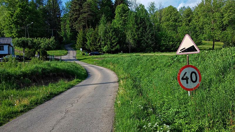 Fotka nie oddaje ścianki jaka mnie czekała