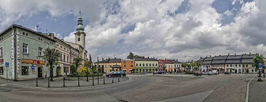 Panorama rynku Strumieńskiego
