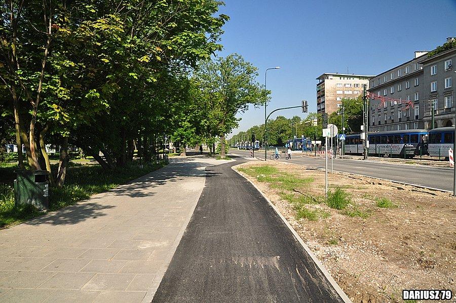 Kraków Nowa Huta - Droga rowerowa