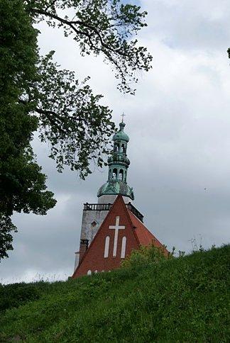 Widok ze ścieżki rowerowej - Oleśnica