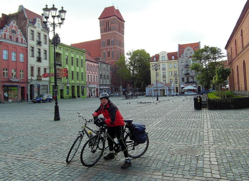 Tomek na toruńskiej starówce