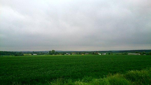 Widok na pola w Osmolicach