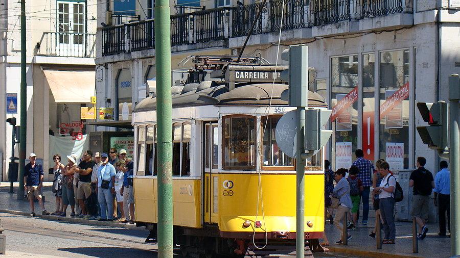 Słynny żółty tramwaj