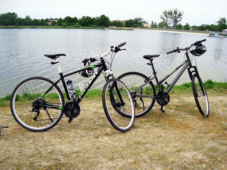 Rowerki na plaży