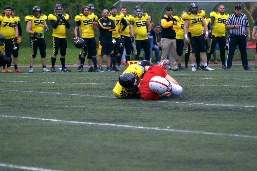Mecz futbolu amerykańskiego