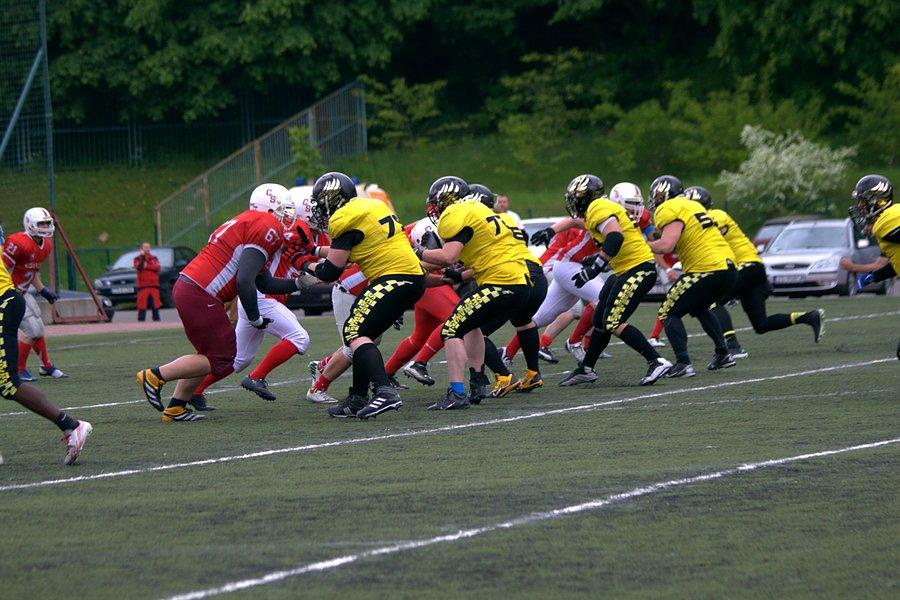 Mecz futbolu amerykańskiego