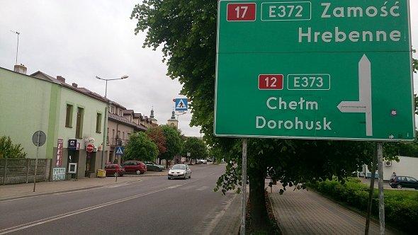 Droga wyjazdowa z Piask