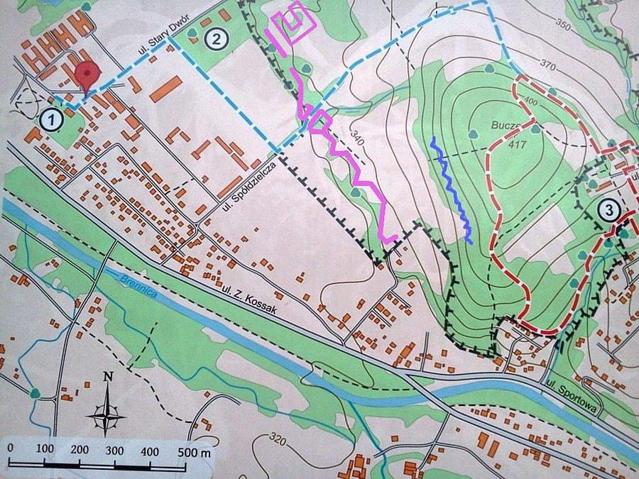 Mapa Górek