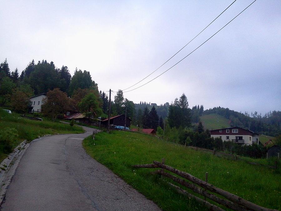 Podjazd na Cieńków