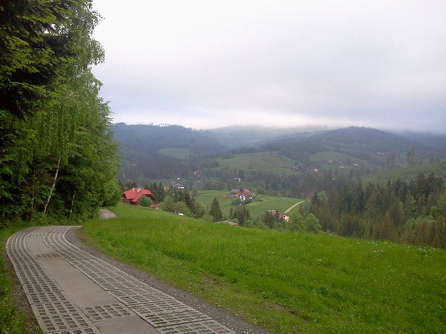 Podjazd na Cieńków