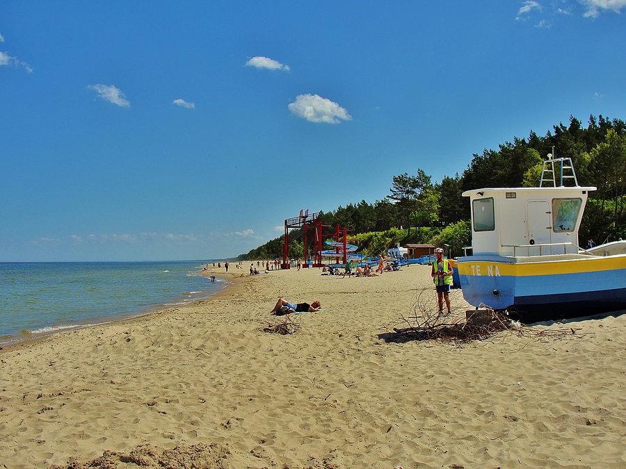 Plaża w Stegnie.Pogoda Cudowna :)
