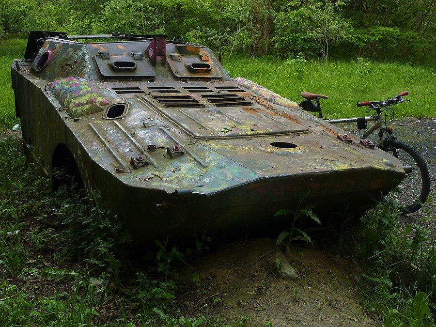 BRDM-1 na poligonie WATu