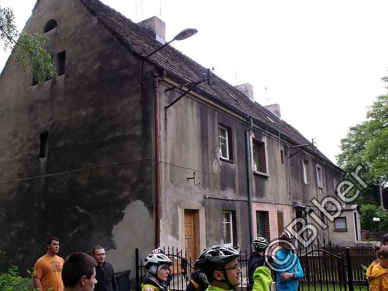 Przejście graniczne Hindenburg/Kolonia Szczęść Boże – ul. Trębacka - domy niemieckich celników