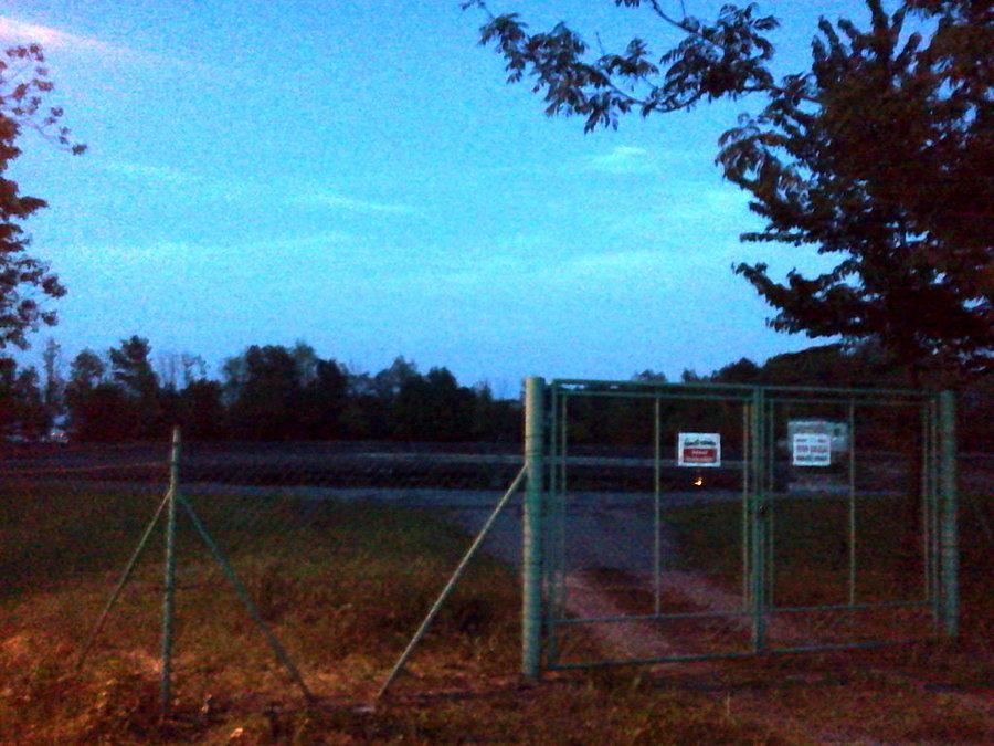 Zbiornik wodny na miejscu czworokątnego szańca