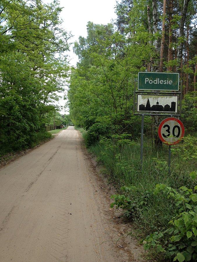 Wjazd do Podlesia / Puszcza Notecka