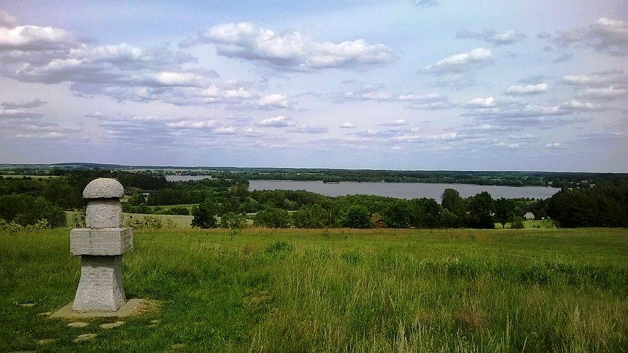 Łężyczki - panorama na Jezioro Chrzypskie