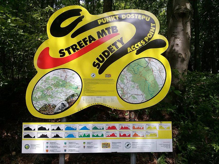 Strefa MTB - Przełęcz Woliborska 711m