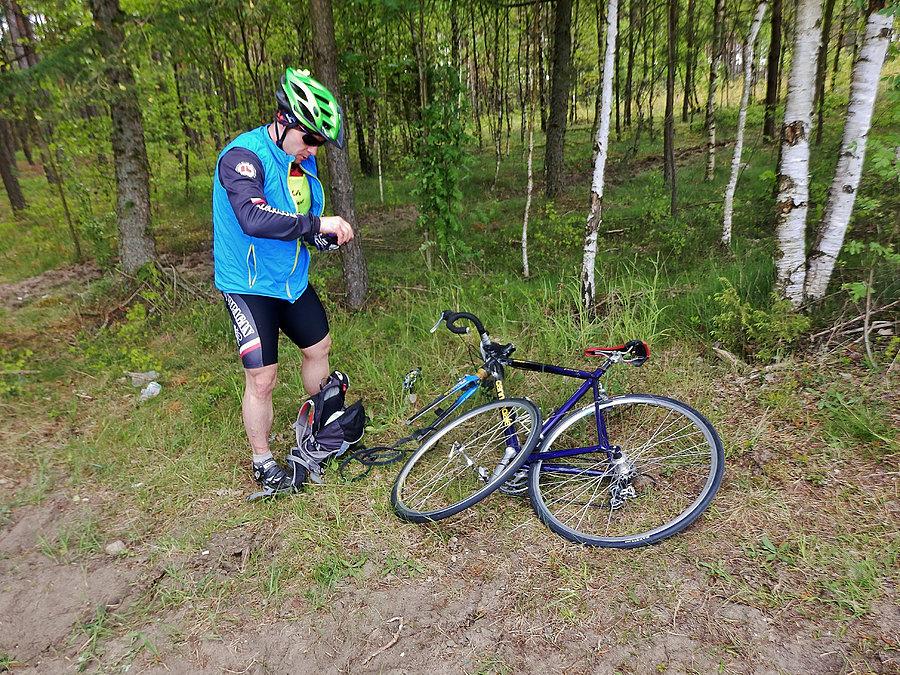 Maraton rowerowy, KaszebeRunda - Kościerzyna 2015 r. Nie obyło się bez awarii