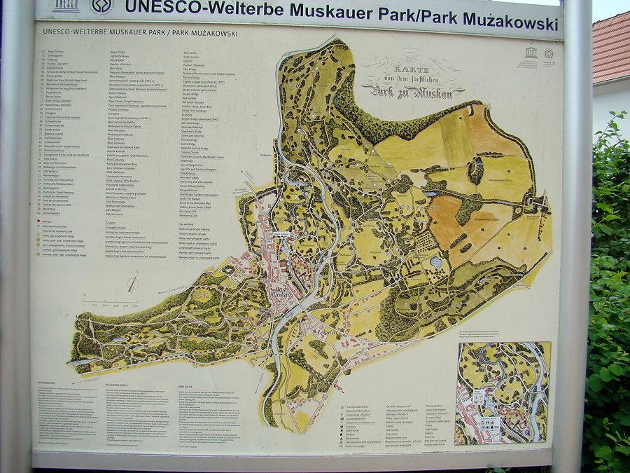 Plan Parku Mużakowskiego