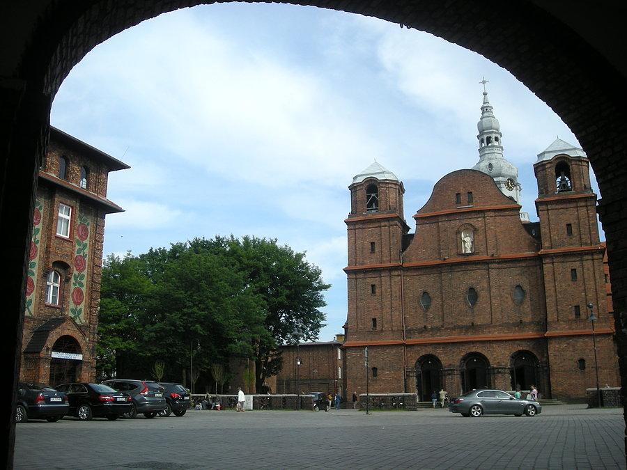 Nikiszowiec - kościół Św. Anny i poczta