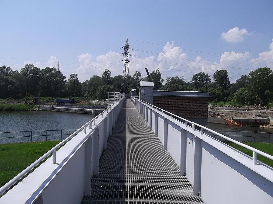 Śluza na Odrze