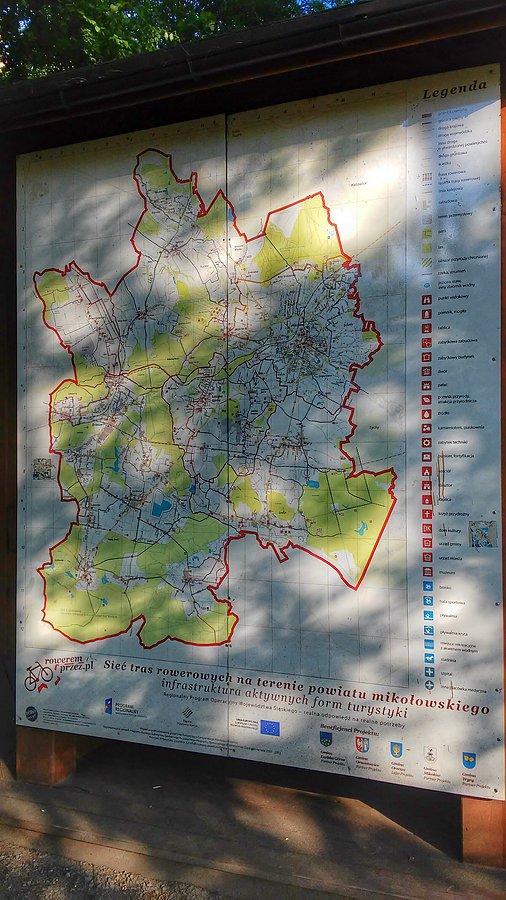 Mapa ścieżek rowerowych