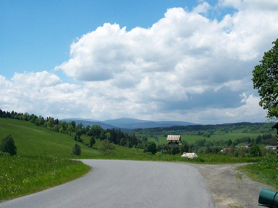 Widok z przełeczy przed Jeleni